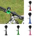 Limei Bugle Horn Retro Clown Horn Kids Bike Horn Classic Vintage Metal Twist Loudspeaker Siren Hooter Snail Air Horn for Vehicles Bicycles Golf Cart - Black