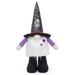 Halloween Witch Doll Cartoon Spider Web Print Gnome Plush Figurines Ornaments Holiday Home Decor