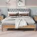 Lark Manor™ Argiro Bedroom Set Upholstered in Gray | 40.9 H x 88 W x 63 D in | Wayfair 319351E6A7DC44459748724014DE6746
