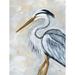 Ebern Designs Blue Heron by Yvette St. Amant Print Canvas, Solid Wood in White | 48 H x 36 W x 1.25 D in | Wayfair 27EEAABA026D41F6AF2260A7040A75A5