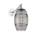 Breakwater Bay Vaz Steel Armed Sconce Glass in Gray/White | 9.88 H x 8 W x 13 D in | Wayfair 8FB7C07B17724917B52BF6EAD60CE50B