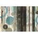 Wrought Studio™ Blue Zephyr Crop - Print Paper, Solid Wood in Black/Blue/Green | 12 H x 18 W x 1.25 D in | Wayfair 8778DDE6D05E4800A7A2ECD369D98975