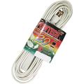 UL Heavy Duty Household Extension Cord 16 Gauge Power Cord With 3 Recepacle Cube Tap 125V 13 Amps 1625 W - 20 FT White