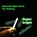 Yixx 50Pcs Light Stick Fluorescent Mini Plastic Sturdy Fishing Glow Sticks for Outdoor