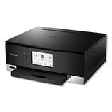 Canon TS8320 All in One Wireless Color Printer for Home | Copier | Scanner | Inkjet Printer | with Mobile Printing Black Amazon Dash Replenishment Ready