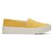 TOMS Women's Yellow Verona Slip-On Sneakers Shoes, Size 6.5