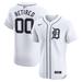 Men's Nike White Detroit Tigers Home Elite Pick-A-Player Retired Roster Patch Jersey