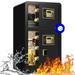 RETLLAS 6.1 Cu.ft. Extra Large Safe Home Fire-resistant Safe for Home Office Hotel Black 17.3 W x 16.1 D x 31.5 H