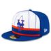 Youth New Era White York Mets 2024 Batting Practice 59FIFTY Fitted Hat