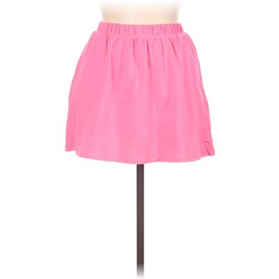 Primary Clothing A-Line Skirt Mini: Pink Solid A-Line Skirt Minis & Dresses - Kids Girl's Size 10