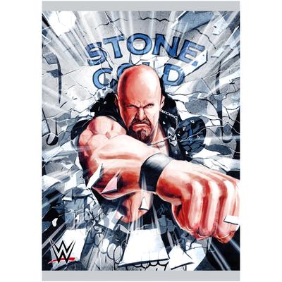 WWE Stone Cold Punch Poster - Ungerahmt A2 Image