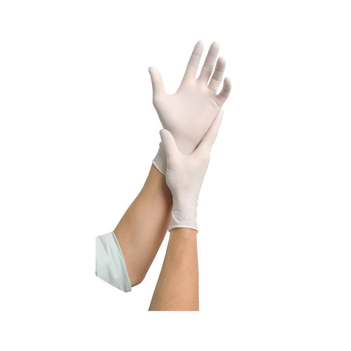 MaiMed solution 100 | 1000 Nitrilhandschuhe | weiß | Gr. XL | Einweghandschuhe Image