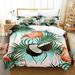 Cactus Flamingo Quilt Cover Pillowcase 3D Digital Printing Three-piece Customization