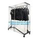 Heavy Gauge Clear Z Rack Cover With Zipper Plus A Pair Of Round Tubing Cover Support Brackets - Combo Kit Fits All 5 Wide Z Racks (Note: Z Racks Sold Separately)