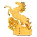 Horse Statue Gold Exquisite Beautiful Decorative Running Horse Statue for Desktop Decoration
