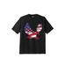 Men's Big & Tall Americana Screen Tee by Liberty Blues in Eagle Flag (Size 7XL)