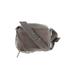 ALLSAINTS Leather Crossbody Bag: Pebbled Gray Print Bags