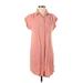 Old Navy Casual Dress - Shirtdress: Pink Dresses - Women's Size Small