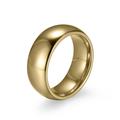 Fingerring ZEEME "Edelstahl glanz poliert gelb vergoldet" Fingerringe Gr. 017 (53,5), Edelstahl, gelb Damen Fingerringe