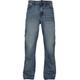 Bequeme Jeans URBAN CLASSICS "Urban Classics Herren Flared Jeans" Gr. 44, Normalgrößen, beige (sand destroyed washed) Herren Jeans