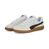 Sneaker PUMA "HANDBALL", Gr. 44, schwarz-weiß (puma weiß, puma schwarz, gum), Leder, mehrfarbig, sportlich, Schuhe