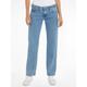Bequeme Jeans TOMMY JEANS "SOPHIE LW STR BH4116" Gr. 27, Länge 32, blau (denim light) Damen Jeans Gerade