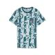 T-Shirt PUMA "PUMA x NEYMAR JR Creativity Jugendliche" Gr. 176, blau (ocean tropic turquoise surf blue) Kinder Shirts T-Shirts