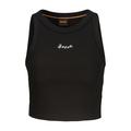 Tanktop BOSS ORANGE "C_Evest Premium Damenmode" Gr. L (40), schwarz (black001) Damen Tops Shirttops