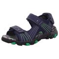 Sandale SUPERFIT "OCEAN KOMBI HENRY" Gr. 35, blau (ocean) Kinder Schuhe