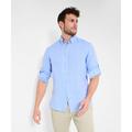 Leinenhemd BRAX "Style DIRK" Gr. XL, Normalgrößen, blau Herren Hemden Leinenhemden