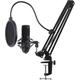 HYRICAN Mikrofon "USB Streaming Set ST-SM50 mit Mikrofonarm, Spinne & Popschutz" Mikrofone schwarz (eh13) Mikrofone