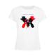 T-Shirt MERCHCODE "Damen Ladies Kings Of Leon - OBTN cover Box Tee" Gr. XL, weiß (white) Herren Shirts T-Shirts