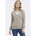 Strickjacke RAGWEAR "Strickjacke KALISHA" Gr. M (38), weiß (bone) Damen Strickjacken