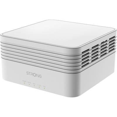 STRONG WLAN-Repeater "Zusatzgerät für ATRIA Wi-Fi Mesh Kit AX3000", weiß, B:12,8cm H:7,3cm T:12,8cm, Router, bis zu 3000 Mbit/s