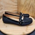 Coach Shoes | Coach Womens Felisha Signature Jacquard Black Driver Loafer Flats Size 7.5 Shoes | Color: Black | Size: 7.5