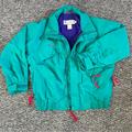 Columbia Jackets & Coats | Columbia Vintage Windbreaker Jacket Men Size M | Color: Green/Purple | Size: M