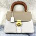 Burberry Bags | Burberry Dk88 Medium Trench Calfskin Top Handle Bag Limestone Honey Euc | Color: Cream/Tan | Size: Medium