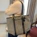 Coach Bags | Coach Houndstooth Tote | Color: Brown | Size: Os