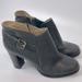 Nine West Shoes | Euc Nine West Graphite Heeled Booties 8.5 | Color: Gray | Size: 8.5