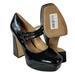 Jessica Simpson Shoes | Jessica Simpson Darena Patent Mary Jane Platform Pumps Womens 8 Strappy New | Color: Black | Size: 8
