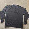 Columbia Shirts | Columbia Sweatshirt Men's Xl Extra Large 1/4 Zip Black Fleece Cotton Stretch | Color: Black | Size: Xl