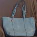 Coach Bags | Coach Purse F13098 East West Gallery Leather Shoulder Tote Ice Blue,Vg Used Cond | Color: Blue | Size: Os
