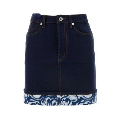 Burberry Skirts | Burberry Dark Blue Denim Mini Skirt | Color: Blue | Size: Various