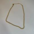 Madewell Jewelry | Madewell Gold Ball Chain Short Necklace | Color: Gold | Size: Os