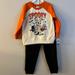 Disney Matching Sets | Disney Mickey Mouse Mummy Spooky Sweatshirt And Sweatpants Unisex Toddler Sz 2t | Color: Black/Orange | Size: 2tb