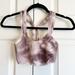 Free People Intimates & Sleepwear | Free People Purple White Tie Dye Racerback Sports Bra Women's Size X-Small Xs | Color: Purple/White | Size: Xs