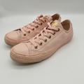 Converse Shoes | Converse Chuck Taylor All Star Low Pink Leather Rose Gold Accents Women’s 8 | Color: Pink | Size: 8