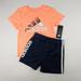 Adidas Matching Sets | Adidas Athletic Shorts & Tee Set | Color: Blue/Orange/White | Size: 2tb