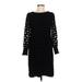 Talbots Casual Dress: Black Hearts Dresses - Women's Size 6 Petite