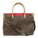 Louis Vuitton Bags | Louis Vuitton Pallas Mm Satchel Shoulder Handbag Monogram Brown | Color: Black/Brown | Size: Os